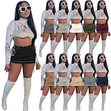 WHOLESALE | Hollow-out Button Up Shorts Set