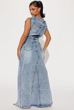 WHOLESALE | Denim maxi dress