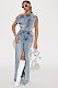 WHOLESALE | Denim maxi dress