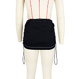 WHOLESALE | Hollow-out Button Up Shorts Set