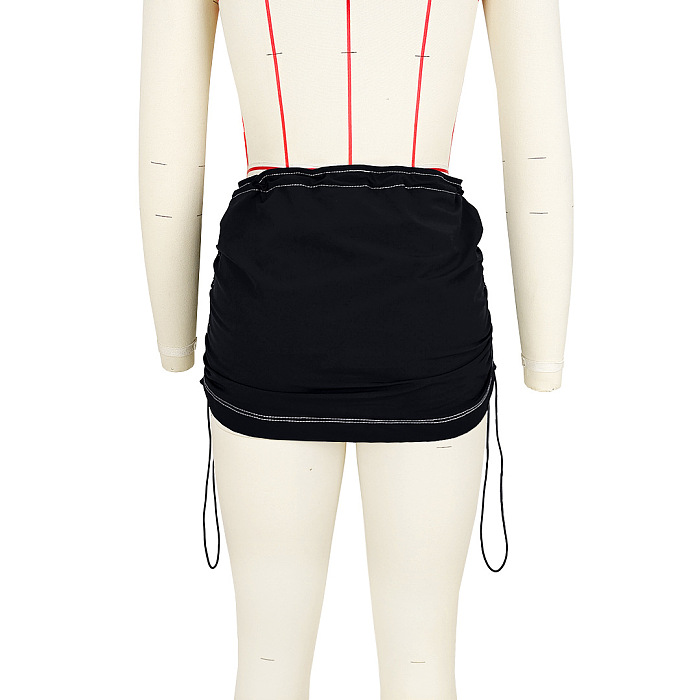 WHOLESALE | Hollow-out Button Up Shorts Set