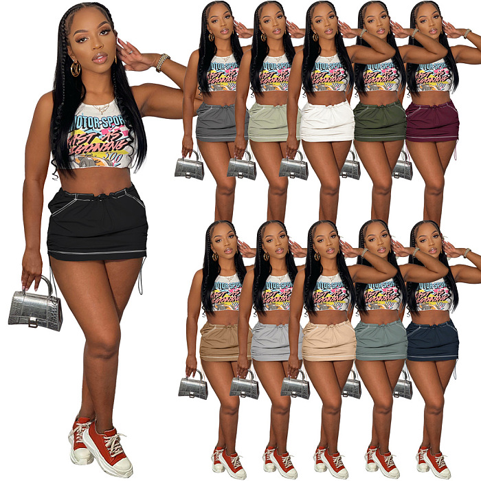 WHOLESALE | Hollow-out Button Up Shorts Set