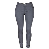 　WHOLESALE | Ｍid-waist High Elastic Jeans