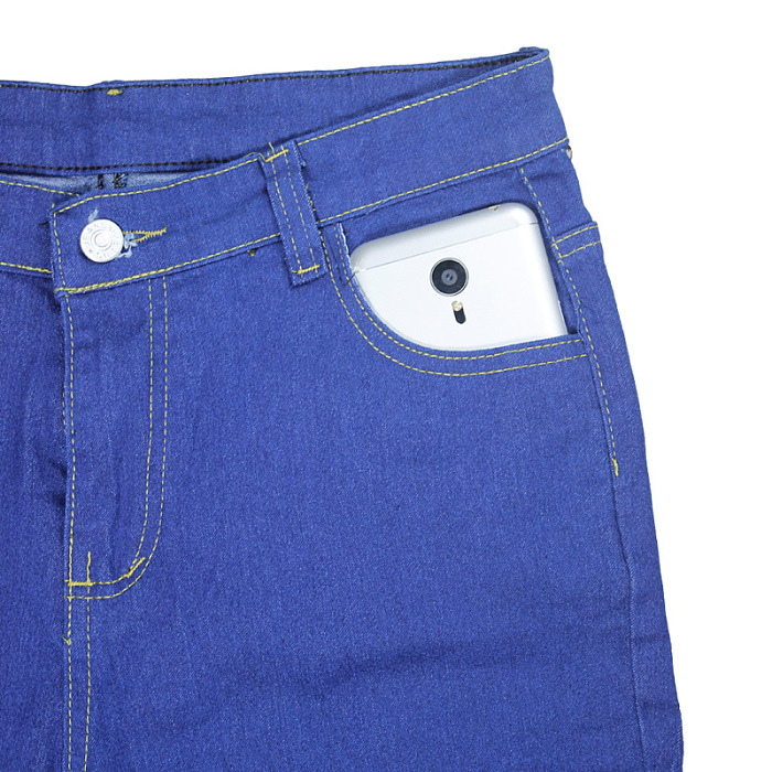 　WHOLESALE | Ｍid-waist High Elastic Jeans