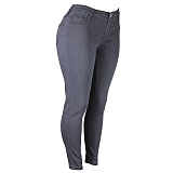 　WHOLESALE | Ｍid-waist High Elastic Jeans