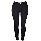 　WHOLESALE | Ｍid-waist High Elastic Jeans