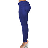 　WHOLESALE | Ｍid-waist High Elastic Jeans