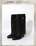 WHOLESALE | Faux Pu Lock Boots(Produce to order)