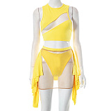 WHOLESALE | See-through 3 Pieces Skirt Set