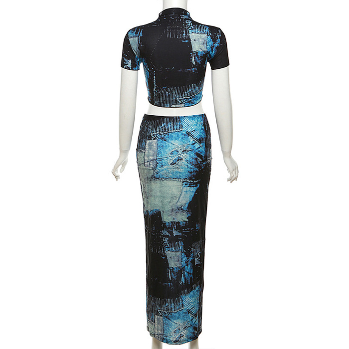 WHOLESALE | Crop Top Skirt Set