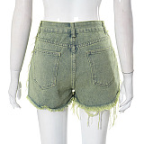 WHOLESALE | Distress Tassel Hem Shorts