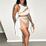 WHOLESALE | See-through 3 Pieces Skirt Set