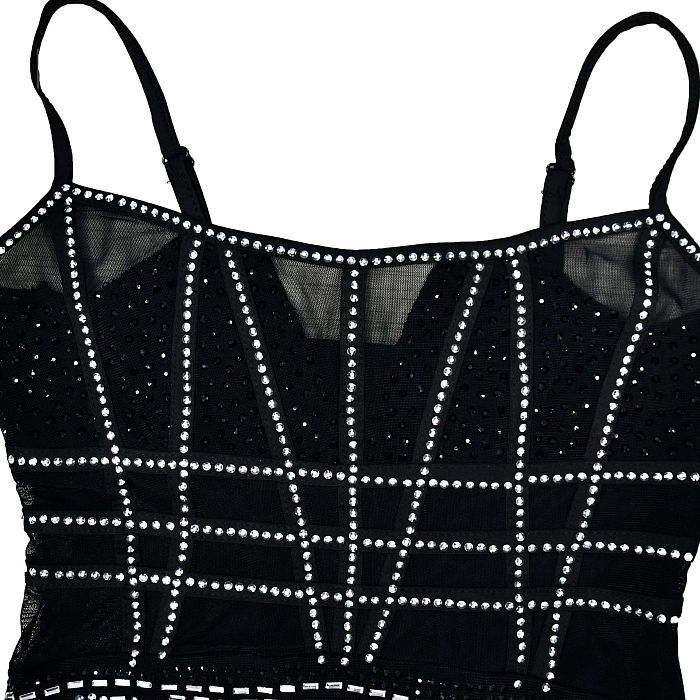 WHOLESALE | Rhinestone Beaded Maxi Dress