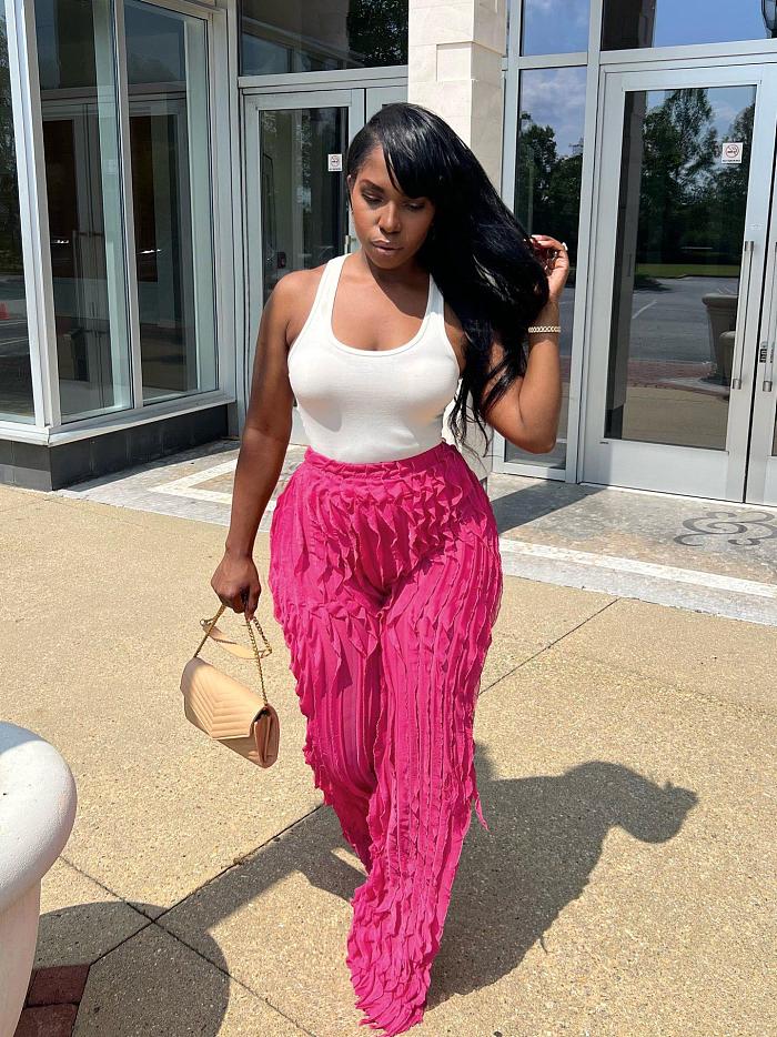 WHOLESALE |Chiffon Wave Pants