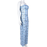 WHOLESALE |Digital Printed Off Shoulder Long Dress