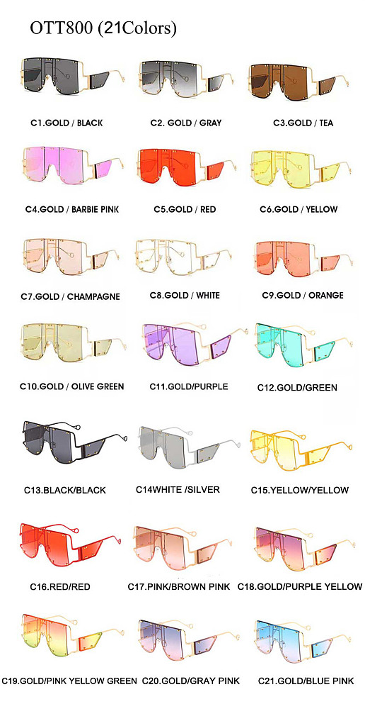 WHOLESALE | Big Frame Metal Sunglasses