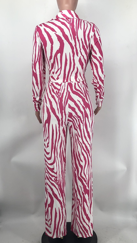 WHOLESALE | Zebra Two Tones Shirt Pants Set