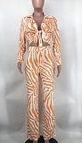 WHOLESALE | Zebra Two Tones Shirt Pants Set