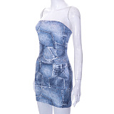 WHOLESALE | Digital Printed Bandeau Dress