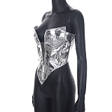 WHOLESALE | Shinning Back Zip Up Corset