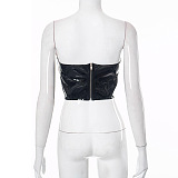 WHOLESALE | Shinning Back Zip Up Corset