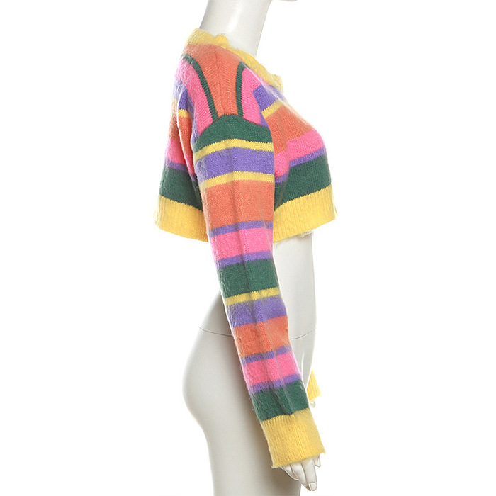 WHOLESALE | Color Block Knitted Skirt Set
