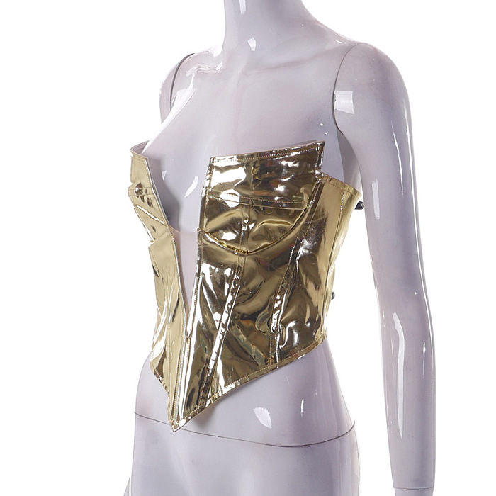 WHOLESALE | Shinning Back Zip Up Corset