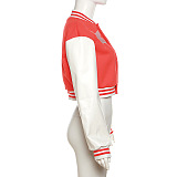 WHOLESALE | ABC Star Embroidered Baseball Jacket