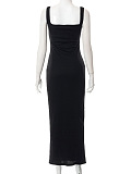 WHOLESALE | Pitted Material Tank Long Dress