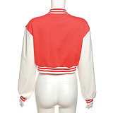 WHOLESALE | ABC Star Embroidered Baseball Jacket
