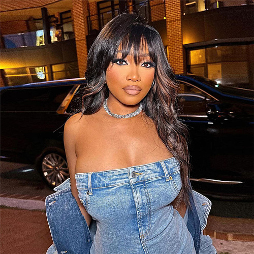 WHOLESALE | Denim Bandeau Dress