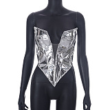 WHOLESALE | Shinning Back Zip Up Corset