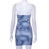 WHOLESALE | Digital Printed Bandeau Dress