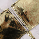 WHOLESALE | Shinning Back Zip Up Corset