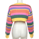 WHOLESALE | Color Block Knitted Skirt Set