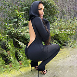 WHOLESALE | Hoodie Open Back Jumpsuit