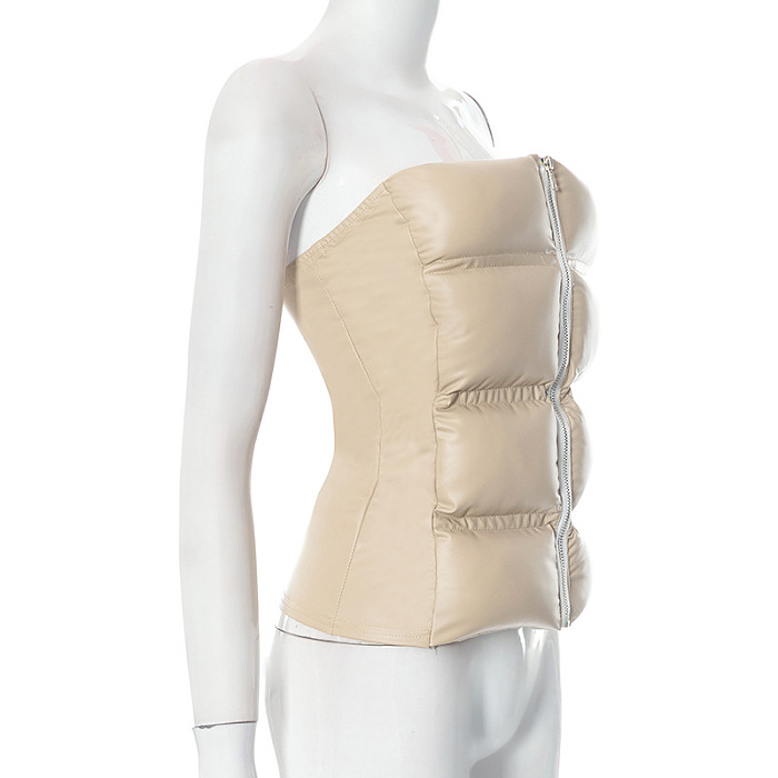 WHOLESALE | Puffy Zip Up Top