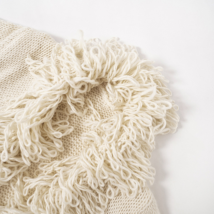 WHOLESALE | Knitted Tassel Hem Outwear