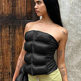 WHOLESALE | Puffy Zip Up Top
