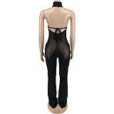 WHOLESALE | Open Back See Through Jumpsuit