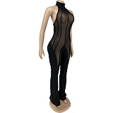 WHOLESALE | Open Back See Through Jumpsuit