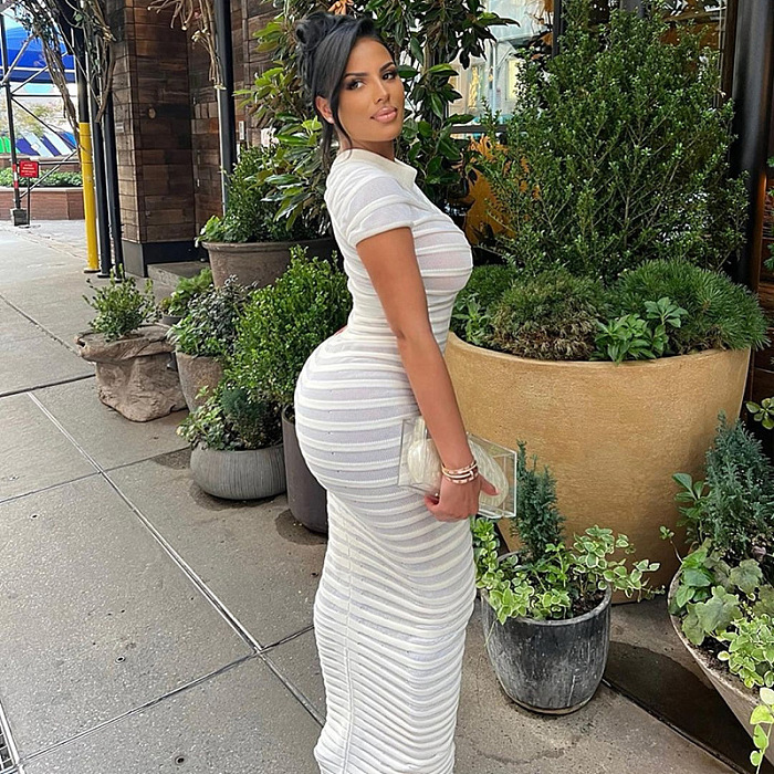 WHOLESALE | High Neck Bodycon Long Dress