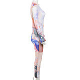 WHOLESALE | Chiffon Back Zip Up Jumpsuit