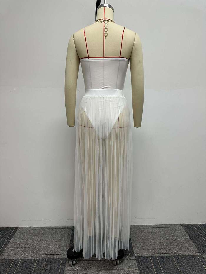 WHOLESALE | Halter Bandeau Skirt Set