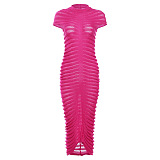WHOLESALE | High Neck Bodycon Long Dress