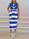 WHOLESALE | Tank Top & Zebra Skirt Set