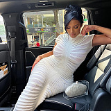 WHOLESALE | High Neck Bodycon Long Dress