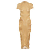 WHOLESALE | High Neck Bodycon Long Dress