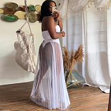 WHOLESALE | Halter Bandeau Skirt Set