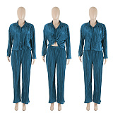 WHOELSALE | Pit Material Loose Shirt Suit